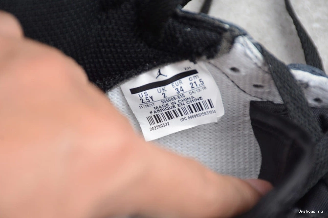 OG High "Bred Retro Jordan Air Kids 555088 Toe" 1 610 1203